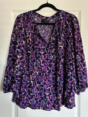Lane Bryant Womens Sz 16 Blouse Top